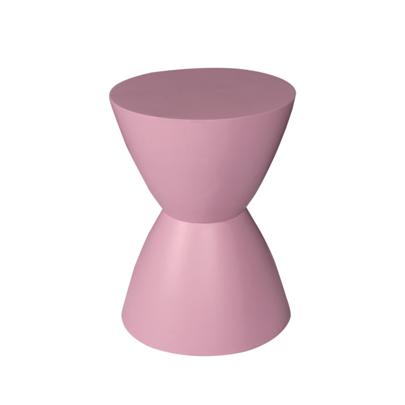 Bijzettafel Abbey Roze Mangohout 33 cm - Image 3