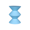 STF-27124_2 Bijzettafel Abel Blauw Mangohout 33 cm - Image 3