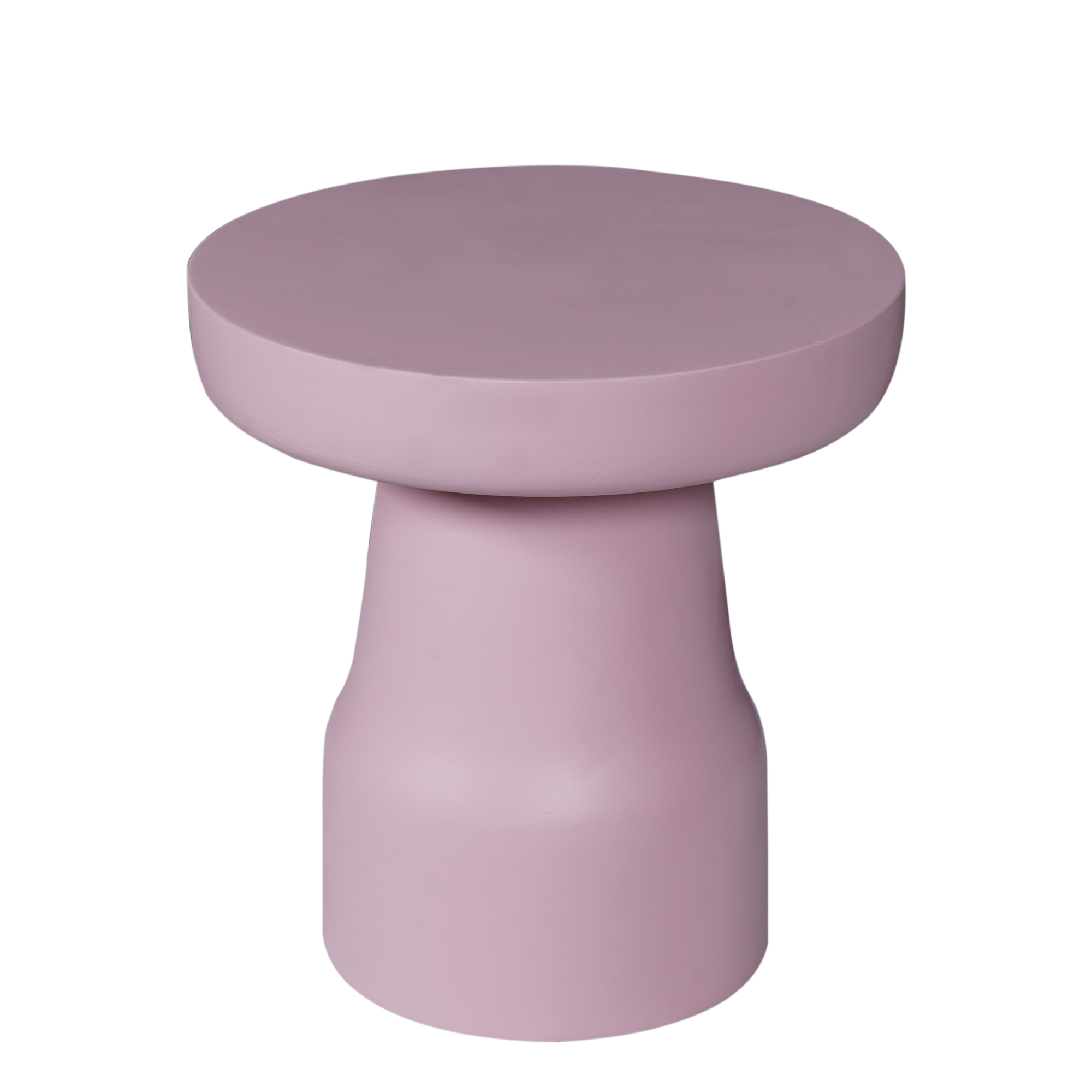 STF-27128_3 Bijzettafel Drum Roze Mangohout 40 cm - Image 4