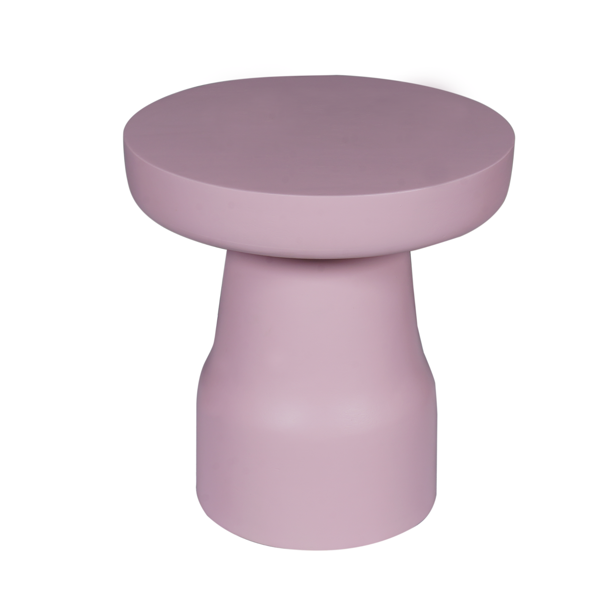 STF-27128_1 Bijzettafel Drum Roze Mangohout 40 cm - Image 2