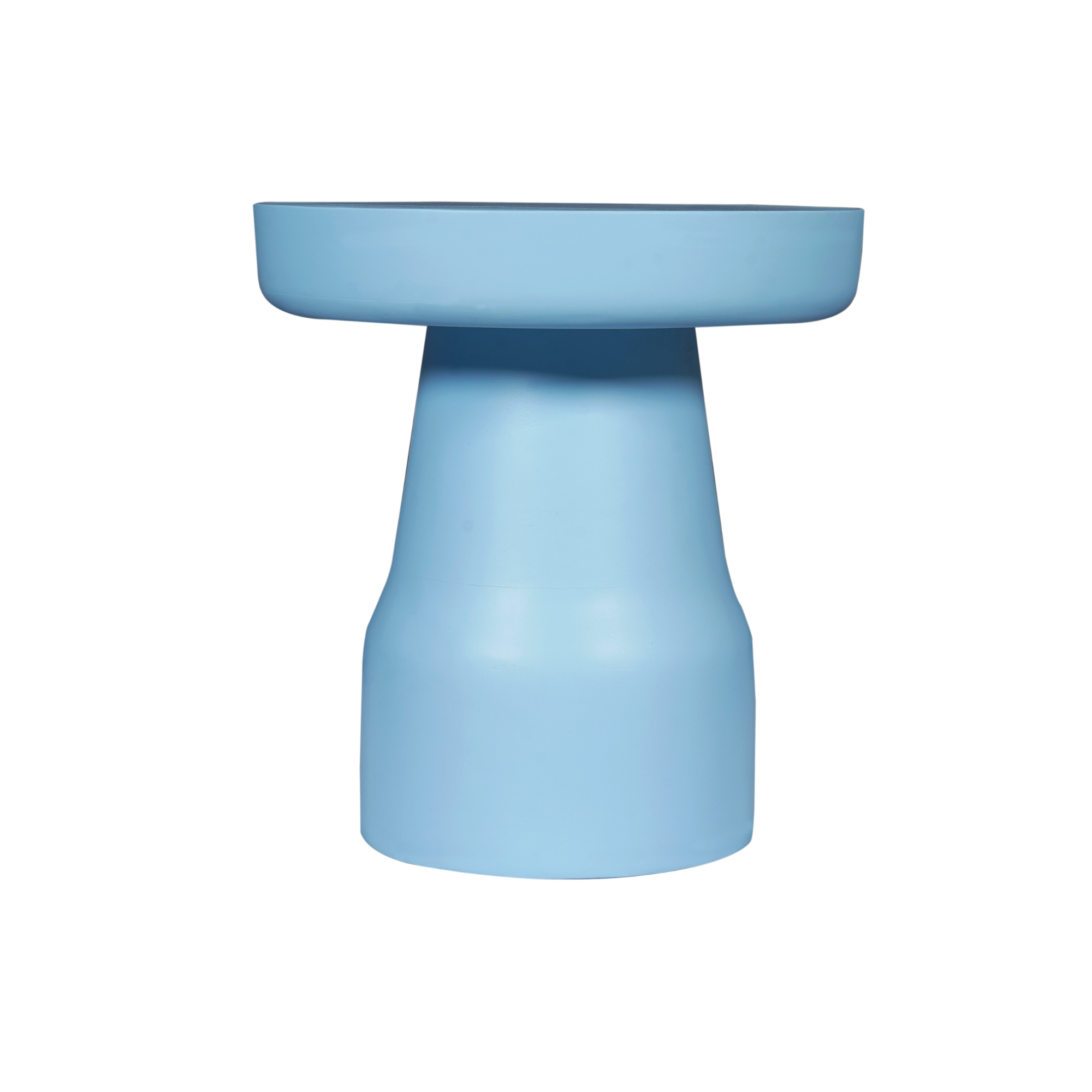 Bijzettafel Drum Blauw Mangohout 40 cm - Image 3