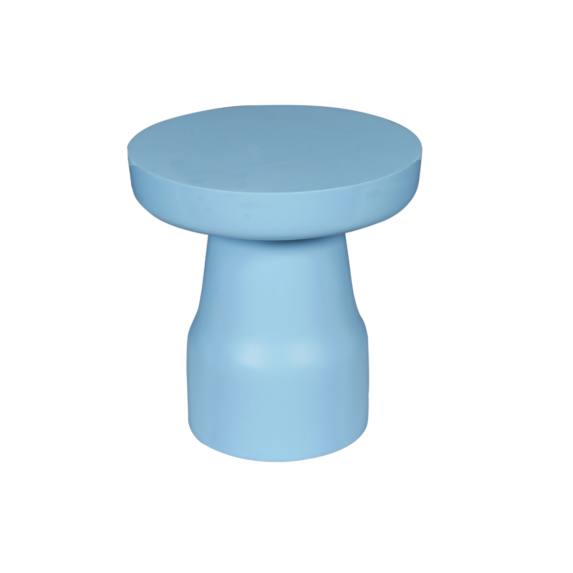 Bijzettafel Drum Blauw Mangohout 40 cm - Image 4