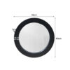 Ronde spiegel Dide Zwart Mangohout 40 cm - Image 3