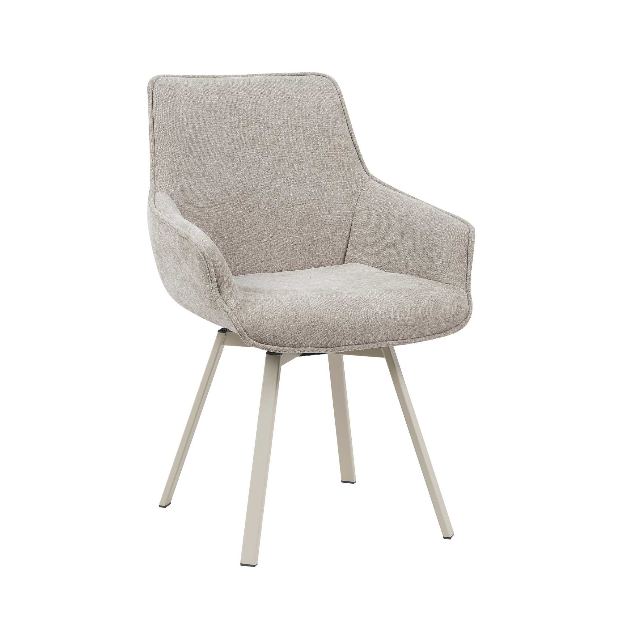 Draaibare eetkamerstoel Mees Taupe - Image 7