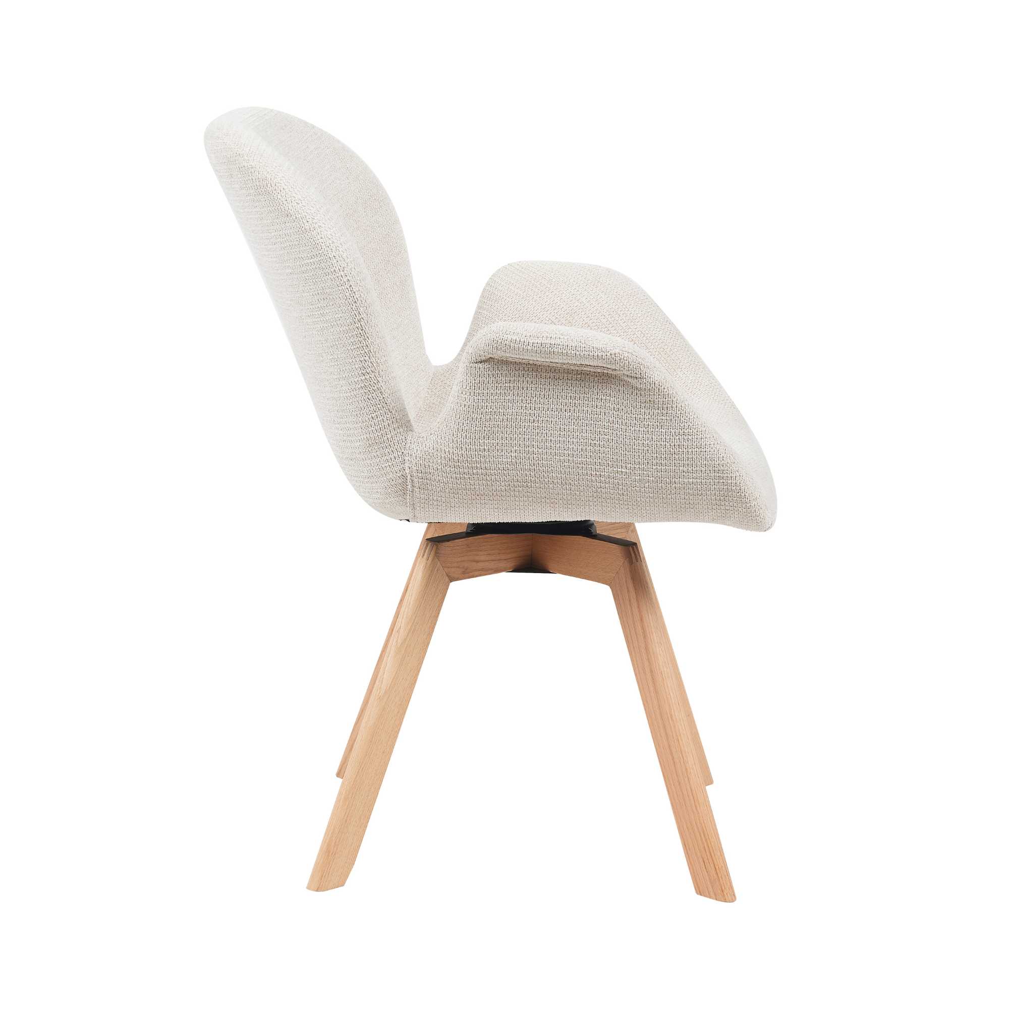 Draaibare eetkamerstoel Jesse Beige - Image 5