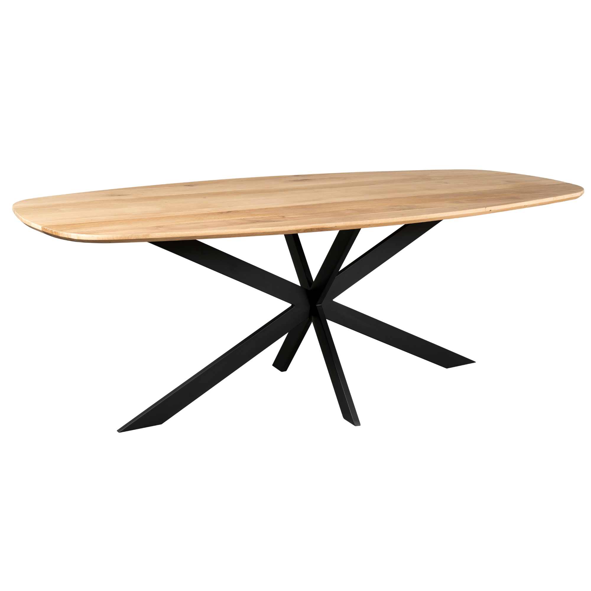 Deens ovale eettafel Ferris Naturel Eikenhout 280 cm - Image 3