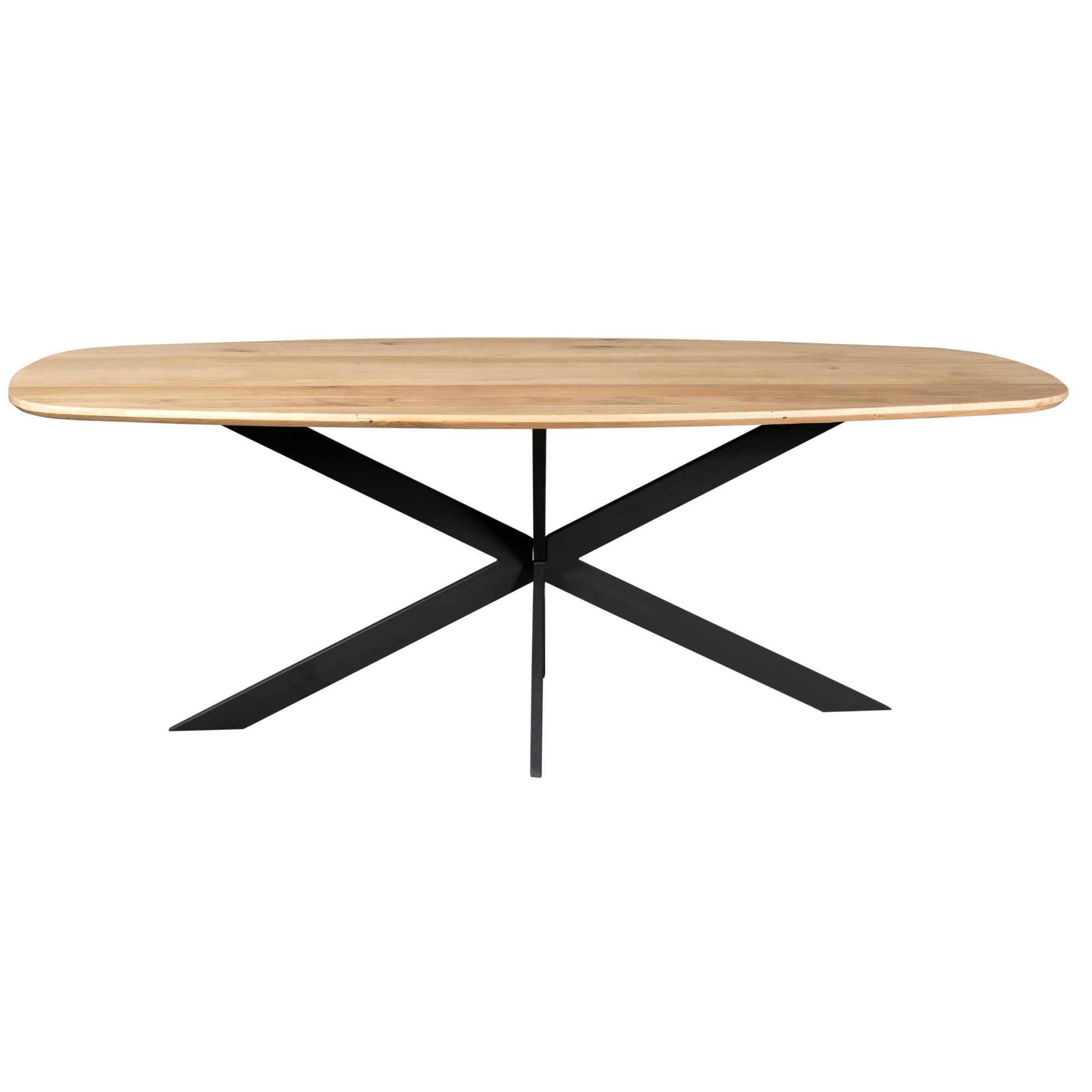 Deens ovale eettafel Ferris Naturel Eikenhout 280 cm - Image 4