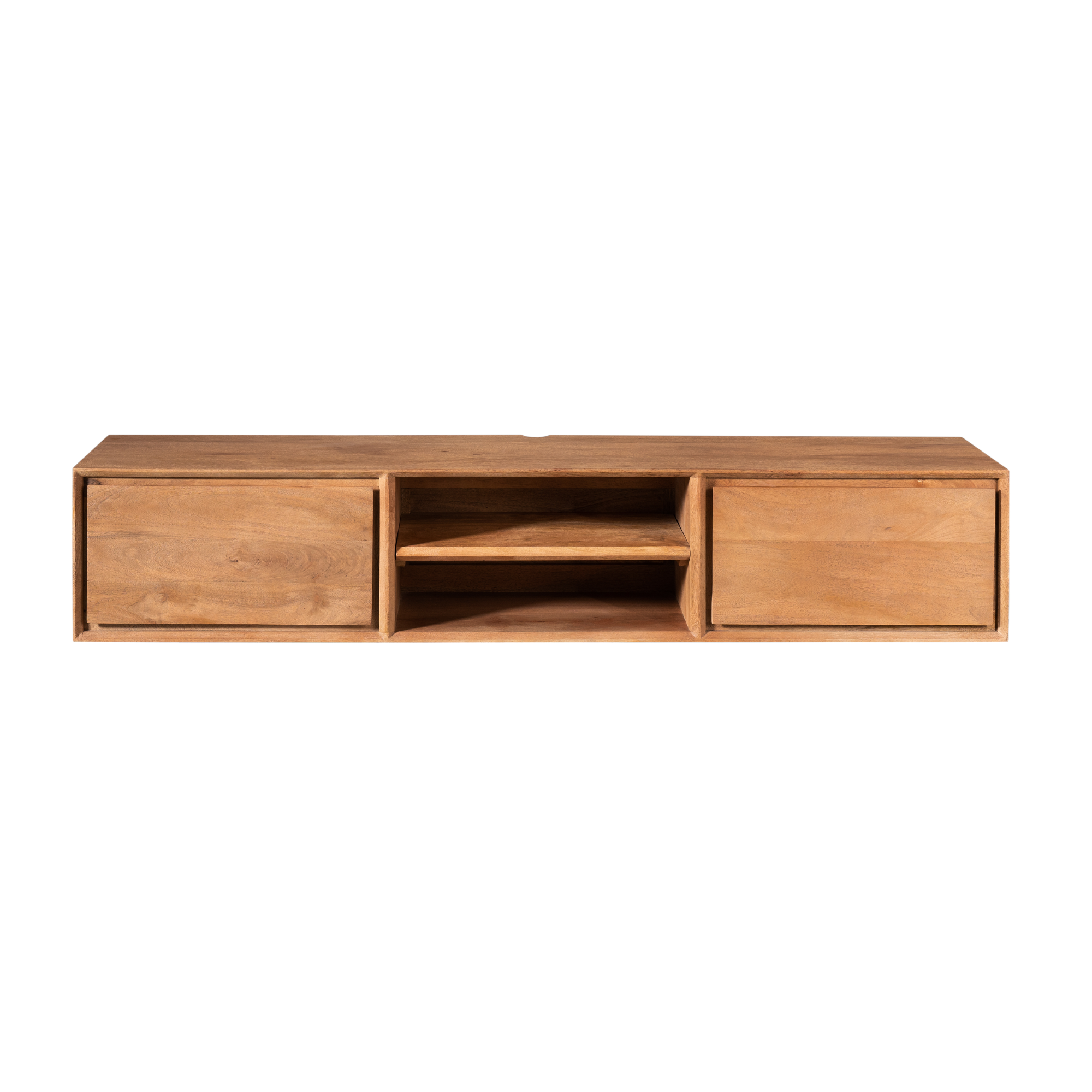 STF-1602_6 Zwevend tv meubel Ambiance Naturel Mangohout 160 cm - Image 7