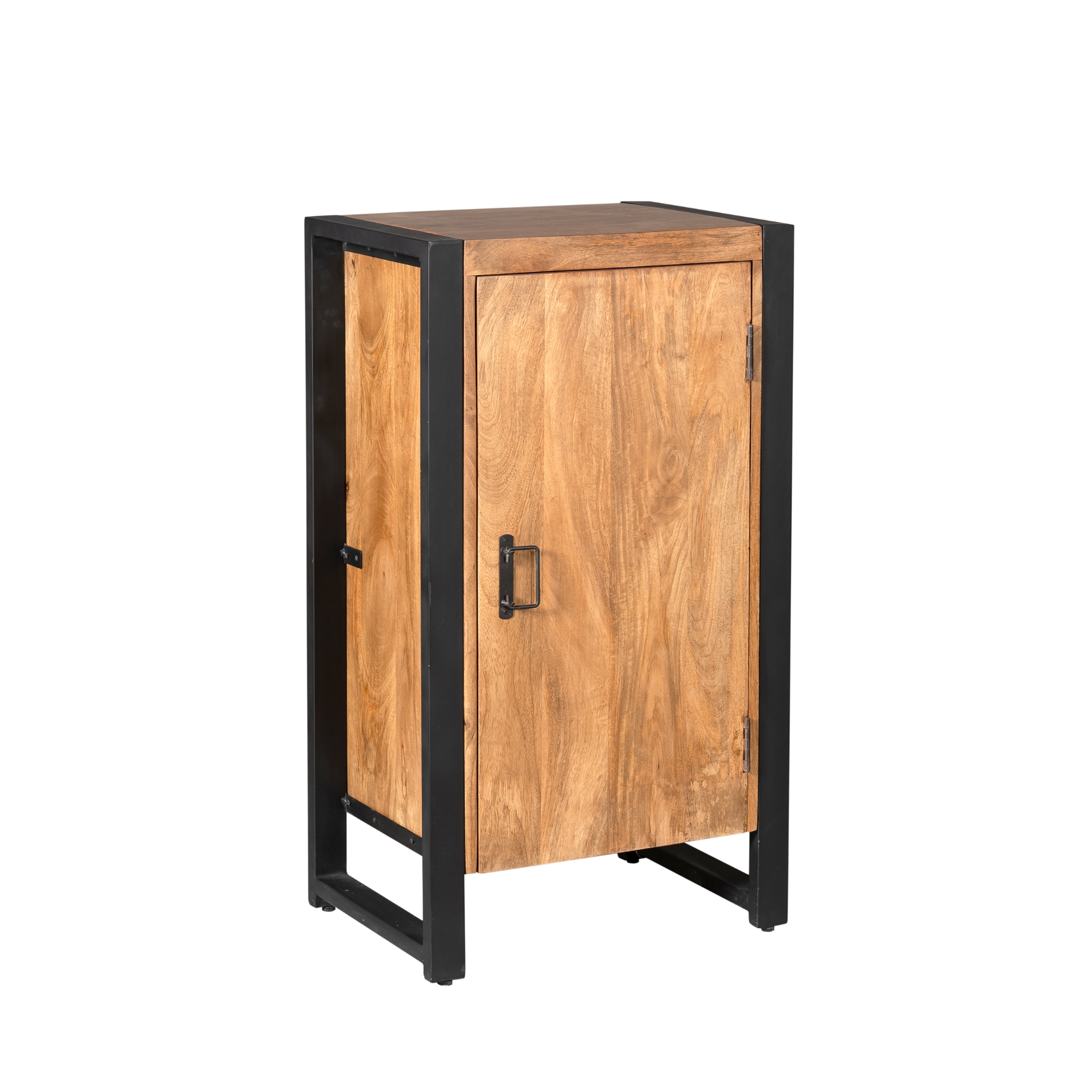 STF-642_1 Halkast Boaz met deur Naturel Mangohout - Image 2