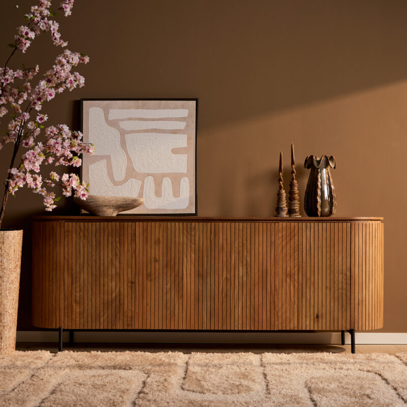 Dressoir Solana Naturel Mangohout 210 cm - Image 2