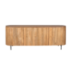 STF-1809_2 Dressoir Solana Naturel Mangohout 210 cm - Image 3