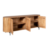 STF-1809_4 Dressoir Solana Naturel Mangohout 210 cm - Image 5