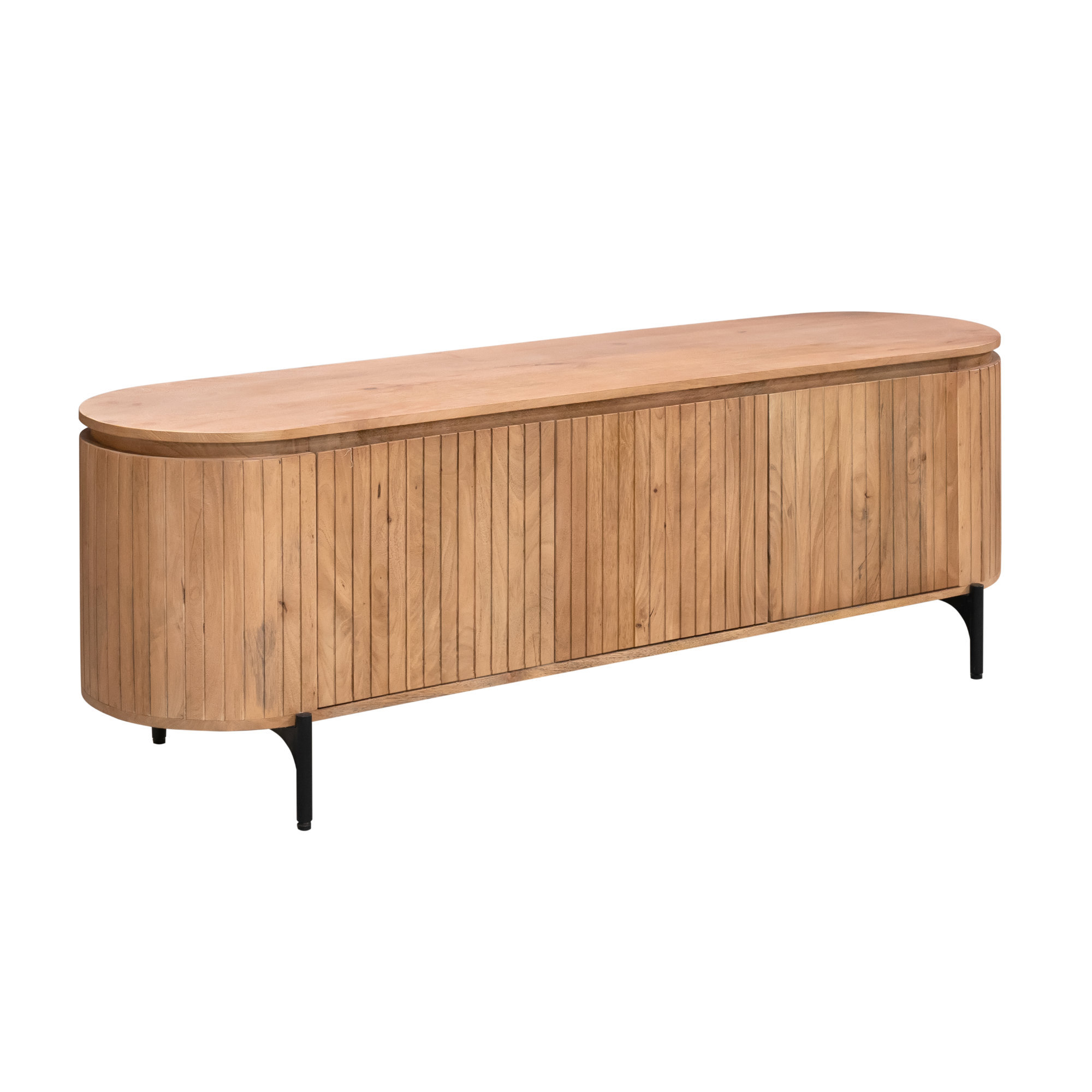 Tv meubel Solana Naturel Mangohout 165 cm - Image 6