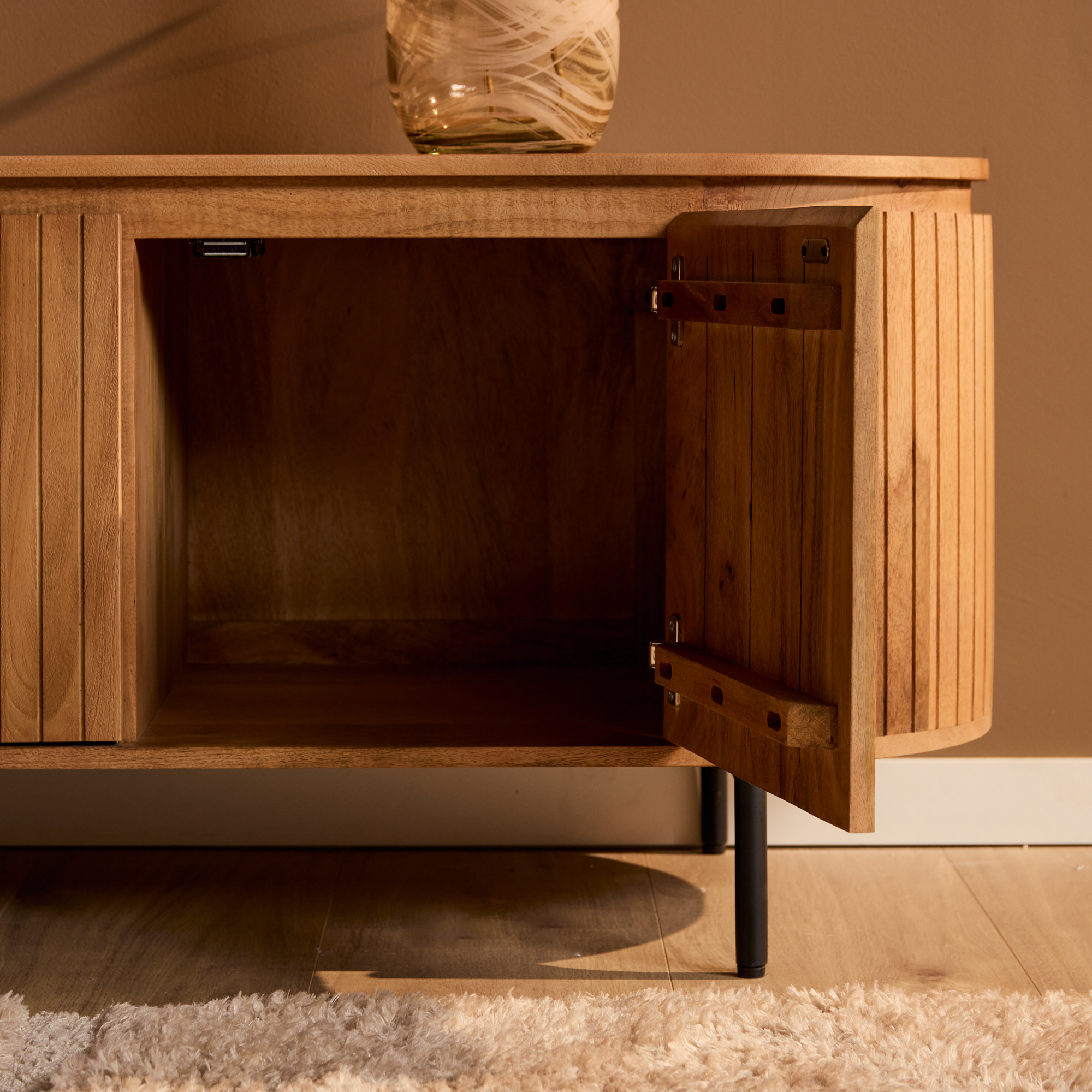 Tv meubel Solana Naturel Mangohout 165 cm - Image 4