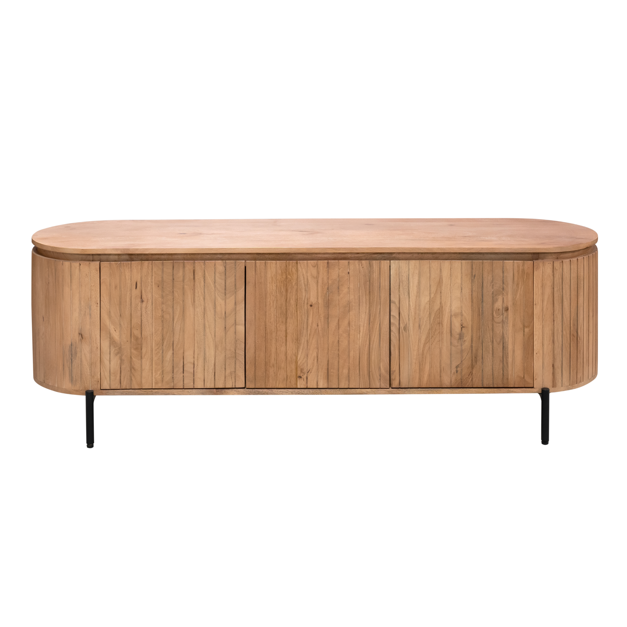 Tv meubel Solana Naturel Mangohout 165 cm - Image 5
