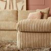 MYS-6004_4 MySofa Teddy U-Bank Beige - Image 5