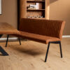 Eetkamerbank Tivoli Cognac 185 cm - Image 1
