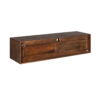 STF-1611_8 Zwevend tv meubel Ambiance Bruin Mangohout 120 cm - Image 9