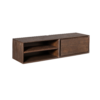 STF-1611_6 Zwevend tv meubel Ambiance Bruin Mangohout 120 cm - Image 7