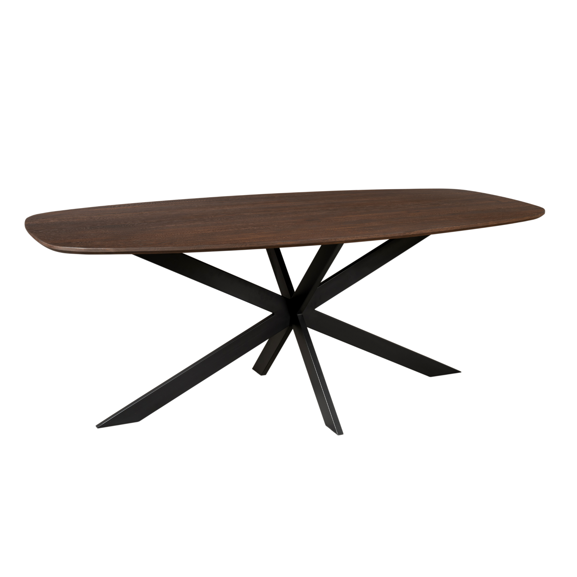 STF-2143_7 Deens ovale eettafel Ferris Bruin Eikenhout 180 cm - Image 8