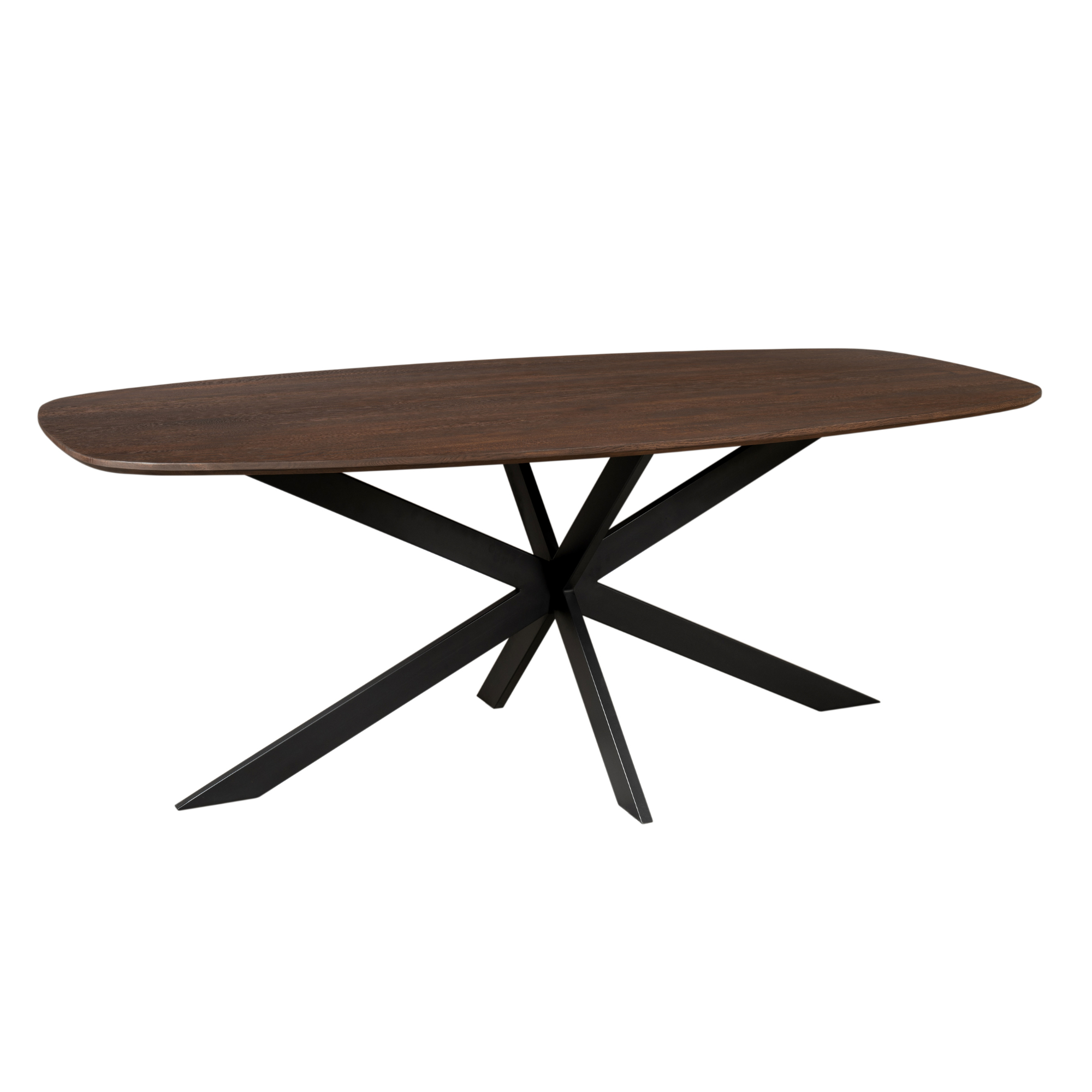 Deens ovale eettafel Ferris Bruin Eikenhout 280 cm - Image 6