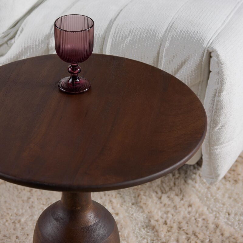 Bijzettafel Donna Bruin Mangohout - Image 2