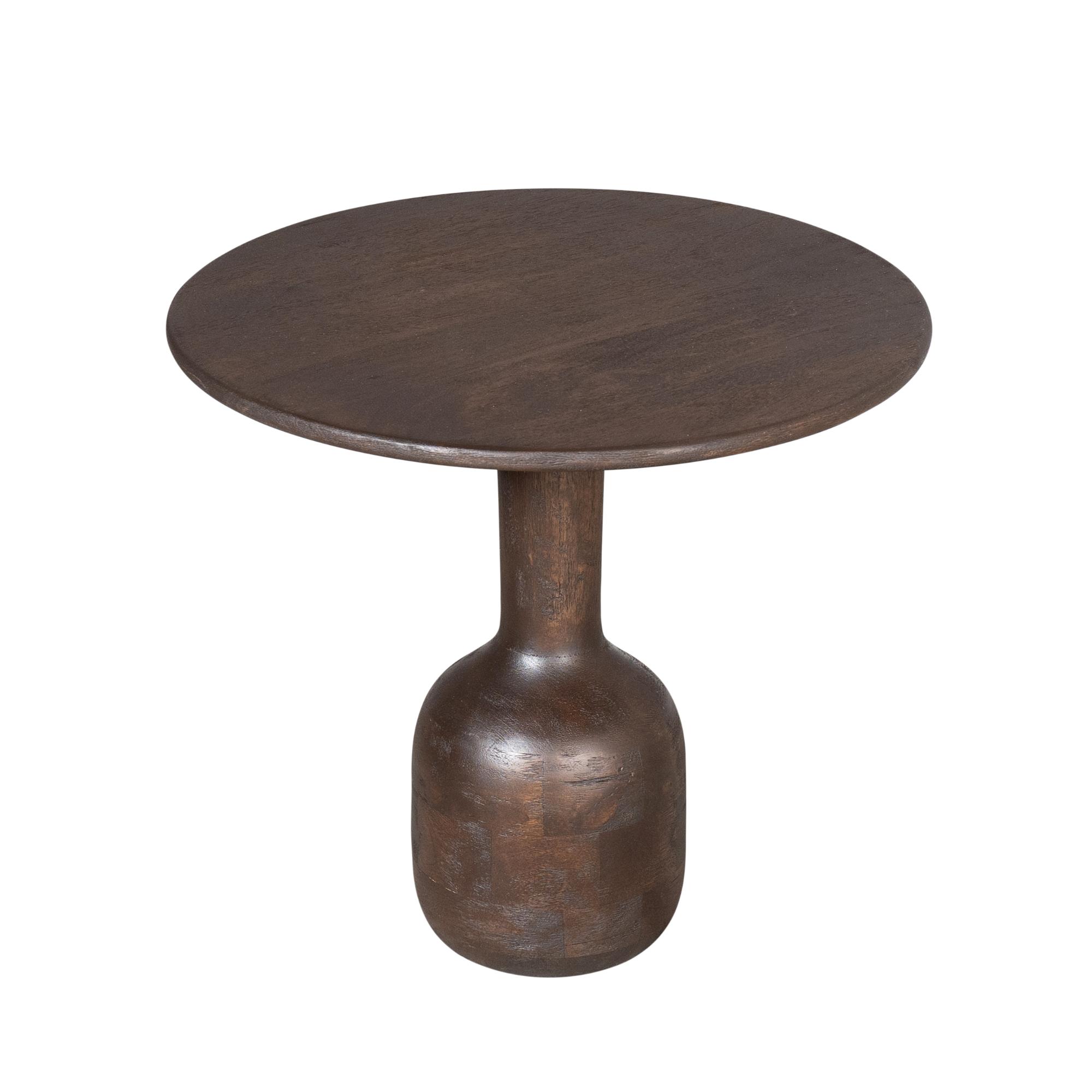 Bijzettafel Donna Bruin Mangohout - Image 4