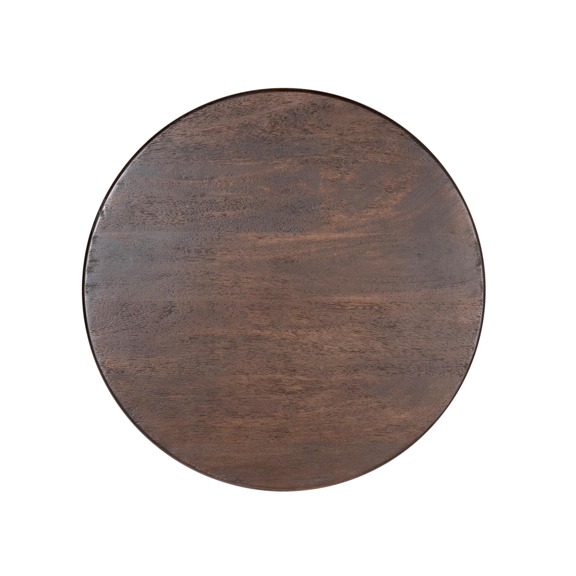 Bijzettafel Donna Bruin Mangohout - Image 5