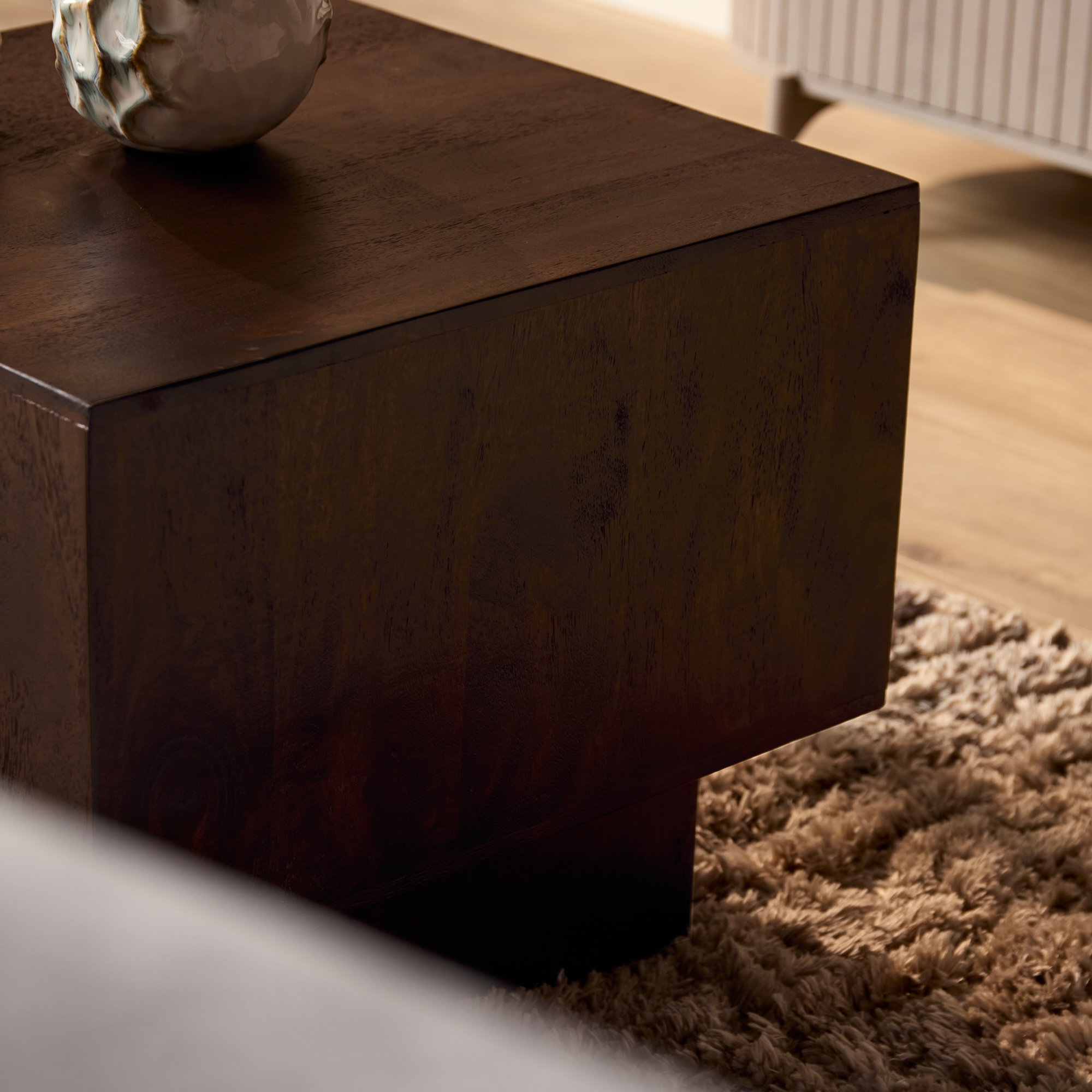 Salontafel Livia Bruin Mangohout 56 cm - Image 3