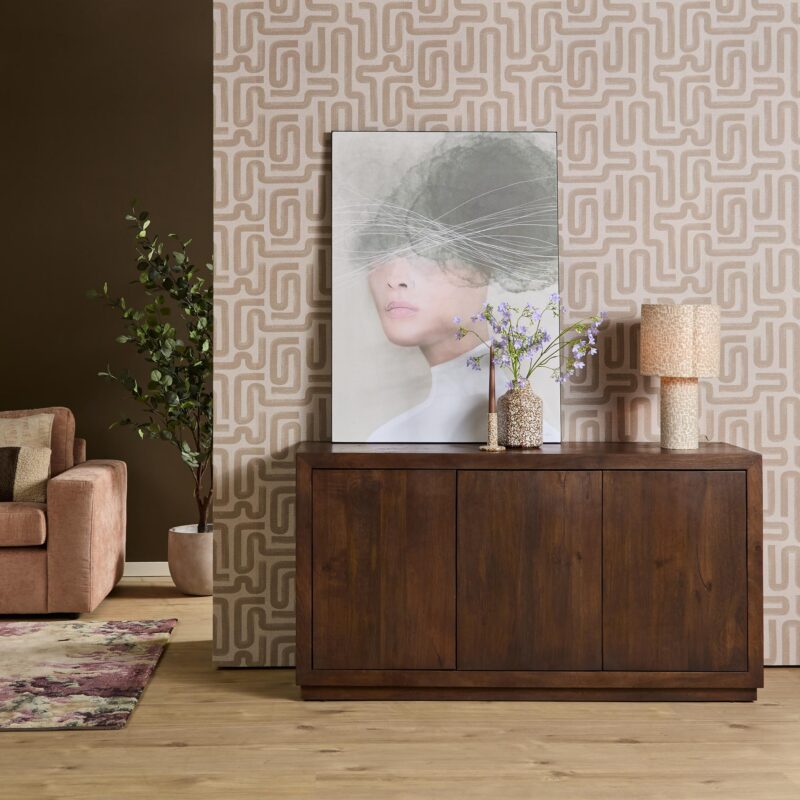 Dressoir Brussel Bruin Mangohout 150 cm - Image 1