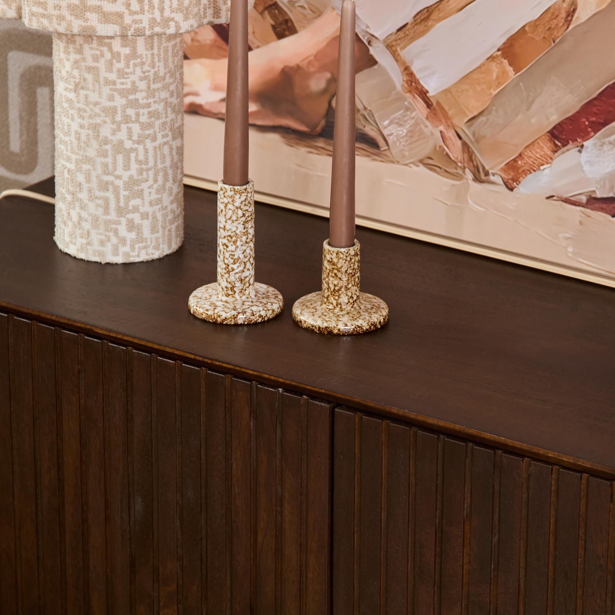 Tv meubel Madison Bruin Mangohout 210 cm - Image 3