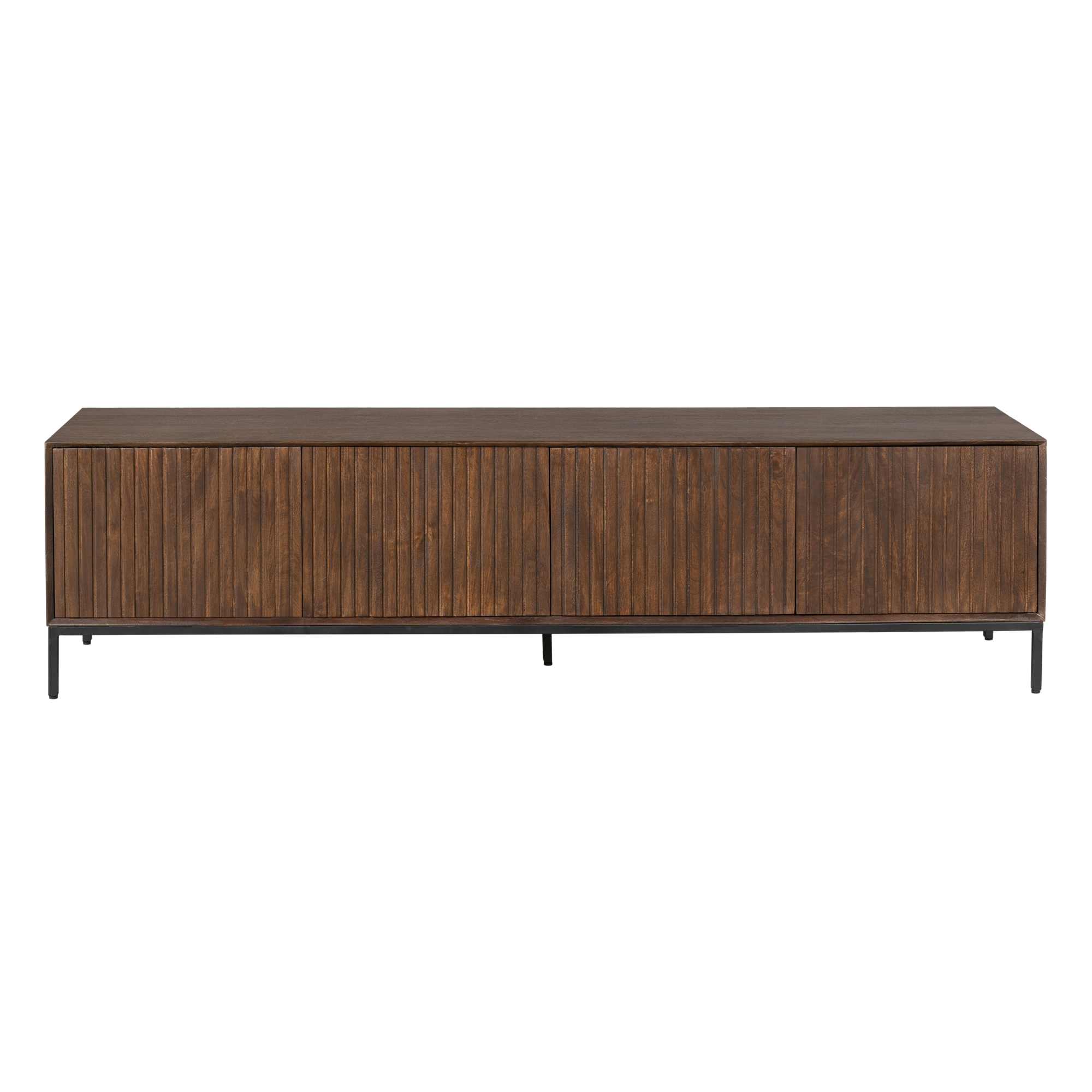 Tv meubel Madison Bruin Mangohout 210 cm - Image 5