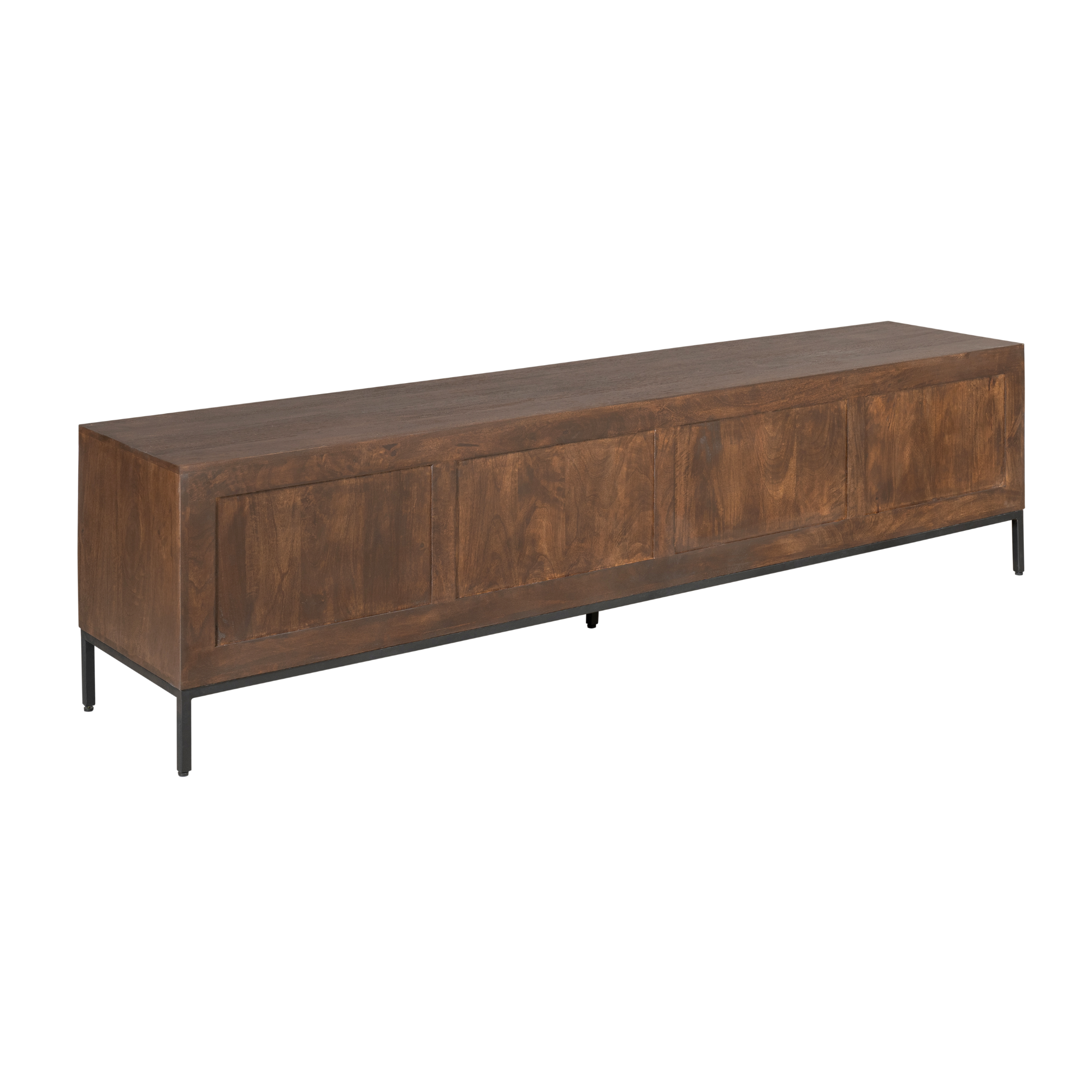 Tv meubel Madison Bruin Mangohout 210 cm - Image 8