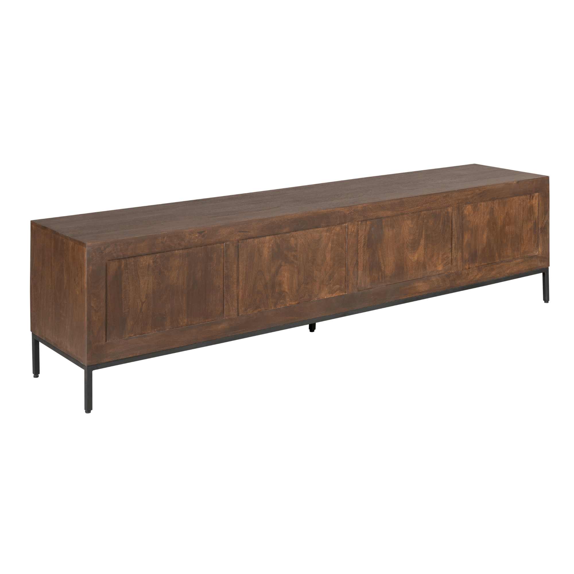 Tv meubel Madison Bruin Mangohout 210 cm - Image 10