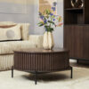 STF-6789_8 Ronde salontafel Madison Bruin Mangohout 80 cm - Image 9