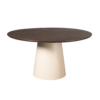 STF-6790_7 Ronde eettafel Madison Bruin Mangohout 130 cm - Image 8