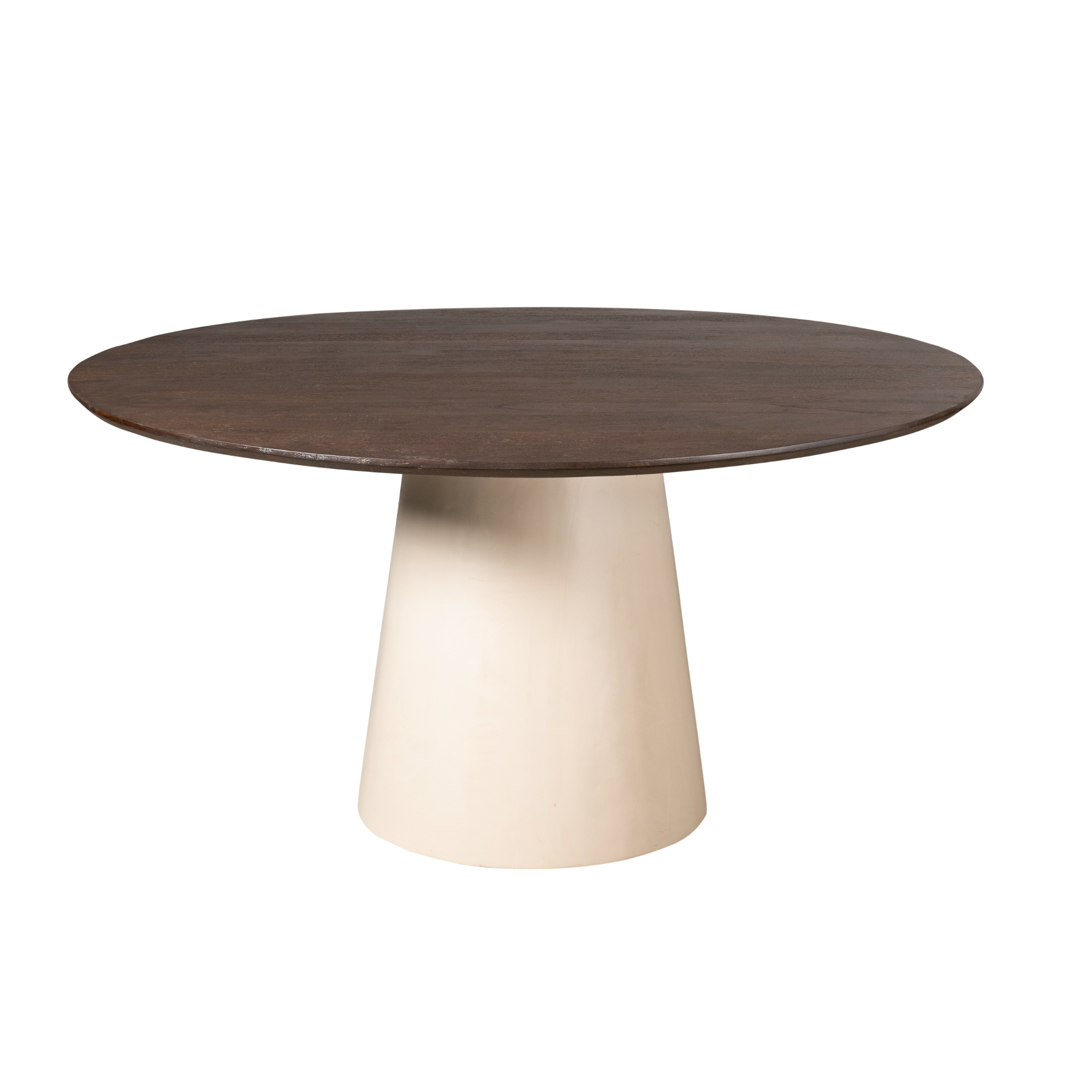 STF-6791_4 Ronde eettafel Madison Bruin Mangohout 150 cm - Image 5