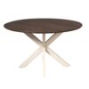 STF-6802_5 Ronde eettafel Madison Bruin Poot Zand Mangohout 150 cm - Image 6