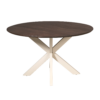 STF-6802_8 Ronde eettafel Madison Bruin Poot Zand Mangohout 150 cm - Image 9