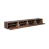 STF-7327_5 Zwevend tv meubel Madison Bruin Mangohout 240 cm - Image 6