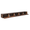 STF-7328_5 Zwevend tv meubel Madison Bruin Mangohout 280 cm - Image 6