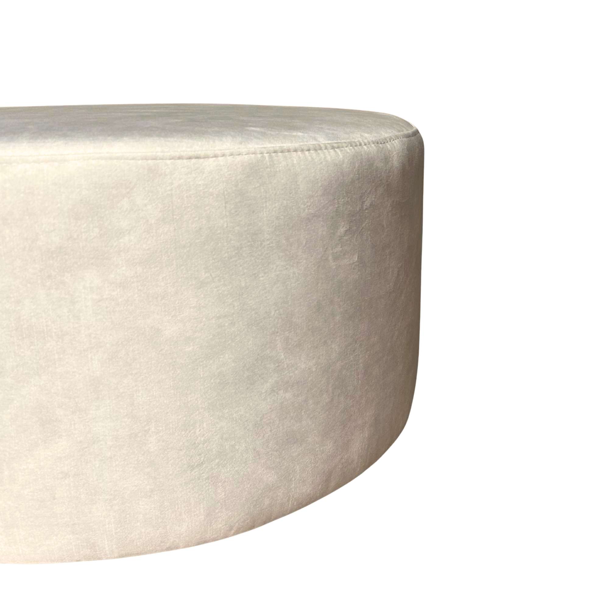 Ronde Hocker Creme 60 cm | Adore 102 - Image 5