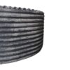 MYS-1105_4 Ronde Hocker Antraciet 60 cm | Tilia 85 - Image 5