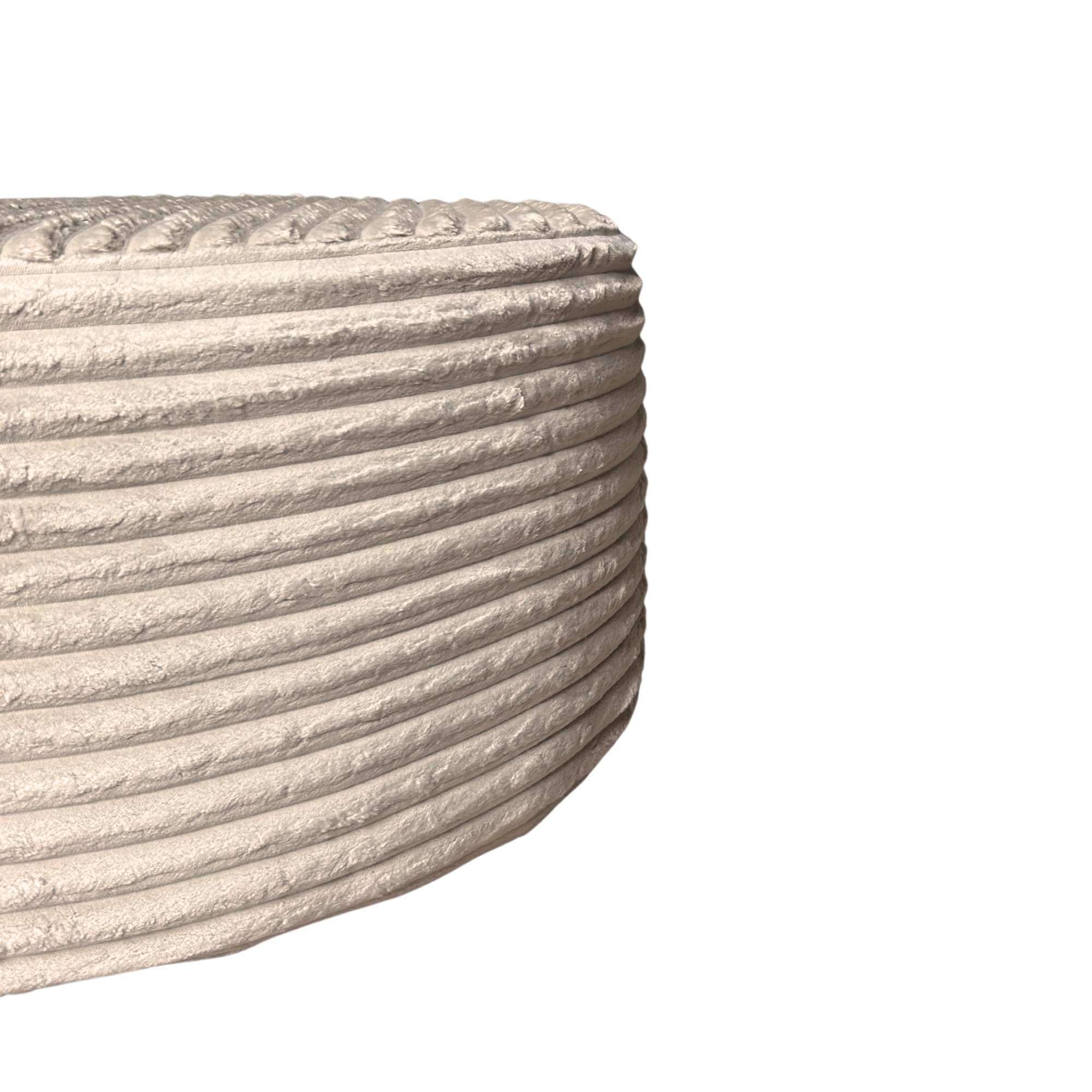 Ronde Hocker Beige 80 cm | Tilia 03 - Image 4