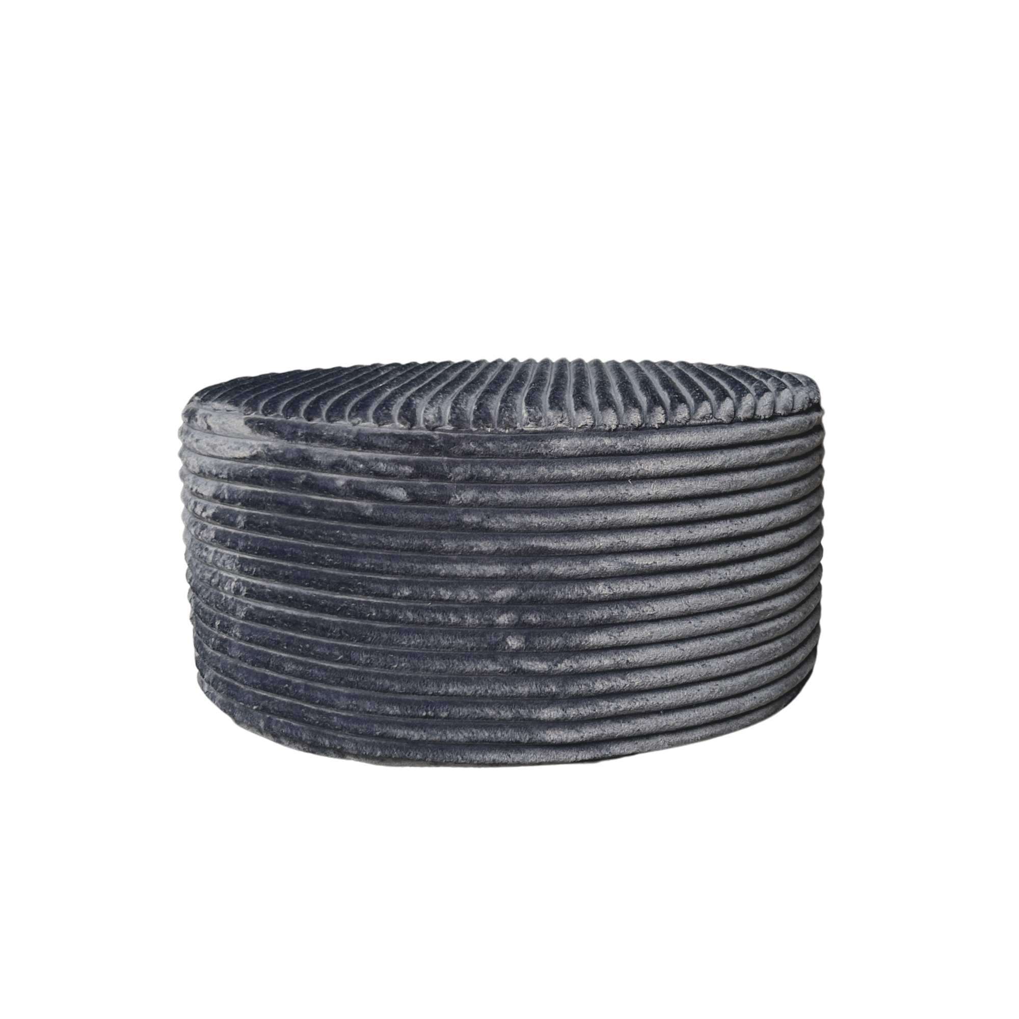 MYS-1111_2 Ronde Hocker Antraciet 80 | Tilia 85 - Image 3