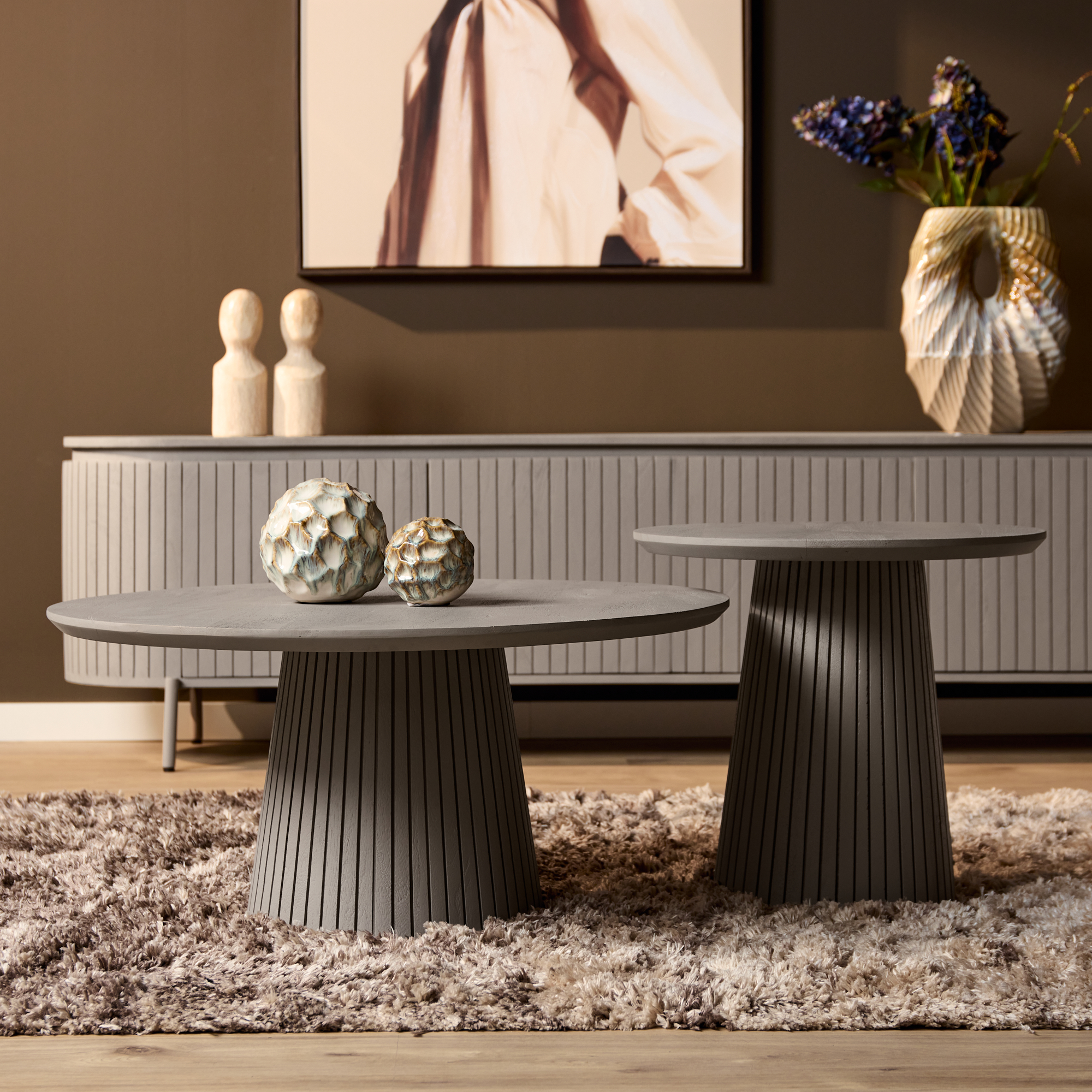STF-2901_2 Salontafel Solana Taupe Mangohout 50 cm - Image 3
