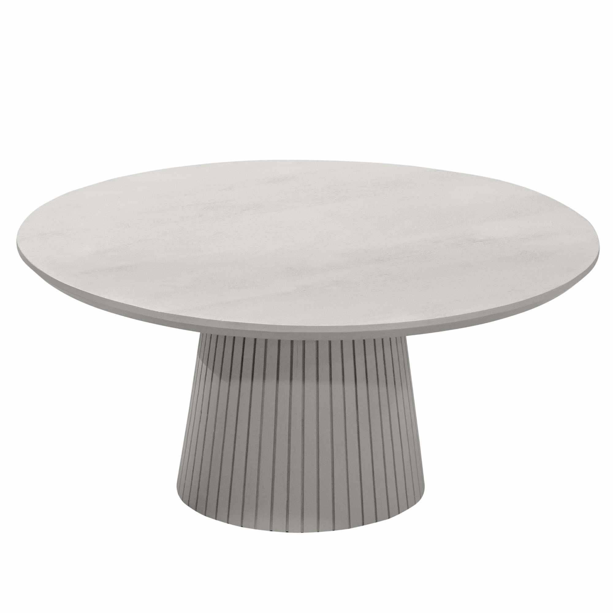 Salontafel Solana Taupe Mangohout 80 cm - Image 6