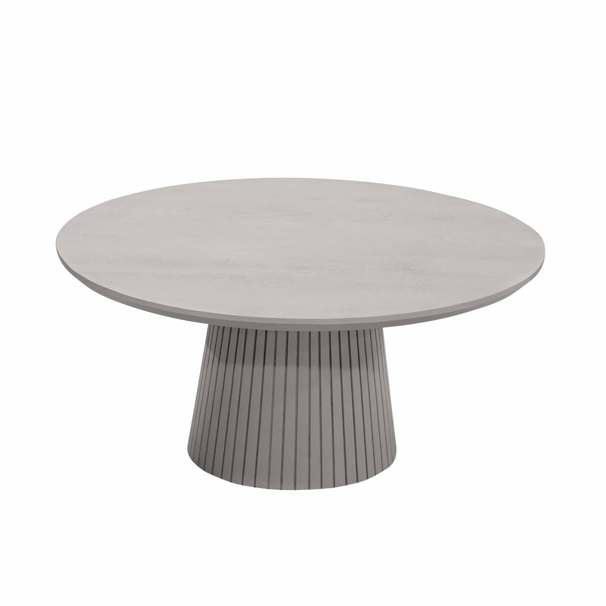 Salontafel Solana Taupe Mangohout 80 cm - Image 7