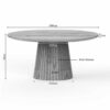 STF-2902_8 Salontafel Solana Taupe Mangohout 80 cm - Image 9