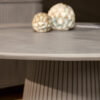 STF-2903_1 Ronde eettafel Solana Taupe Mangohout 130 cm - Image 2